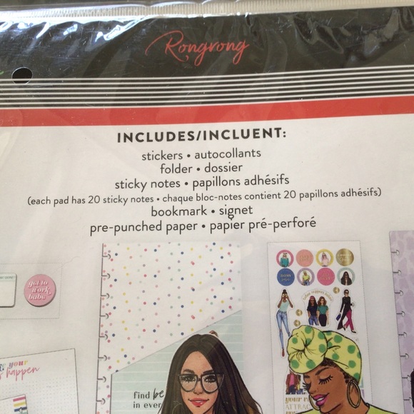 THE HAPPY PLANNER FASHION THEMED PLANNER ACCESSORY KIT NWT - Picture 8 of 10